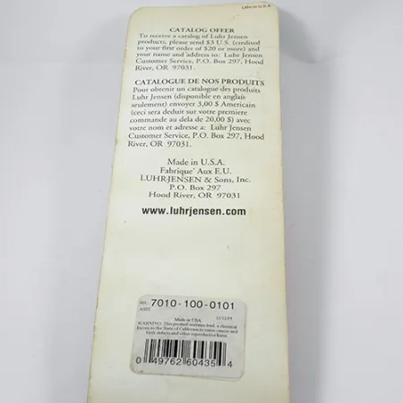 Luhr Jensen Krocodile Die #6 Cuillère, Nickel, 64g, Simple fixe, #1959