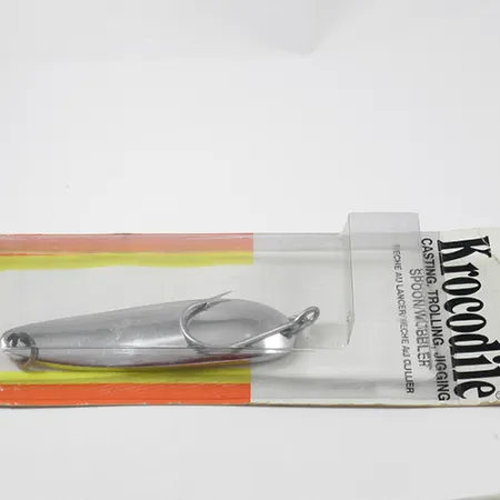 Luhr Jensen Krocodile Die #6 Cuillère, Nickel, 64g, Simple fixe, #1959