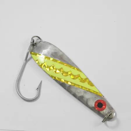 Len Thompson Northern King Cuillère à Traîne, Argent/Jaune, 14g, #1974