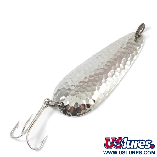 Nebco Flashbait 166 Cuillère, Nickel martelé, 14g, #1975