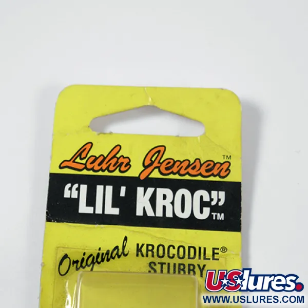 Luhr Jensen Lil' Kroc Cuillère, Chrome/Rouge, 21g, Coulée longue, #1977