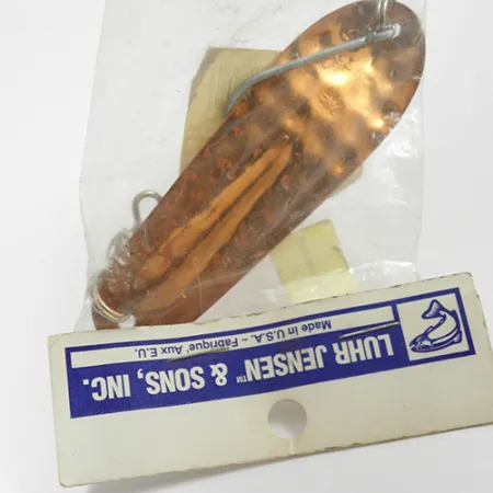 Luhr Jensen Emerald Cuillère Traîne, Cuivre Martelé, 18.9g, #1997