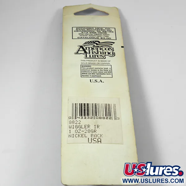 Eppinger Red Eye Wiggler Cuiller, Nickel/Yeux Rouges, 28g, #1999