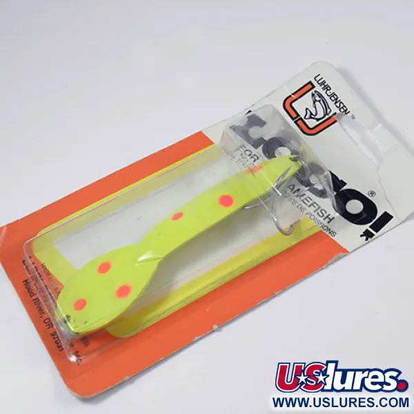 Luhr Jensen Loco 5 Cuillère, Jaune/Rouge, 28g, Brochet, #2000