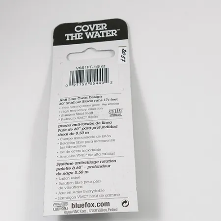 Blue Fox Vibrax Shallow Cuiller, Rainbow, 4g, Anti-vrillage, #2057