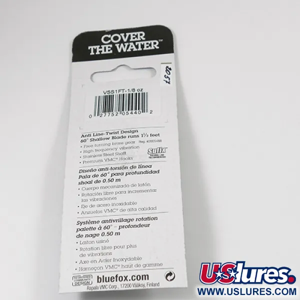 Blue Fox Vibrax Shallow Cuiller, Rainbow, 4g, Anti-vrillage, #2057