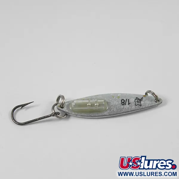 Blue Fox Rattle Flash Jiggin' Spoon Cuillère, Snow Pearl, 4g, #2059