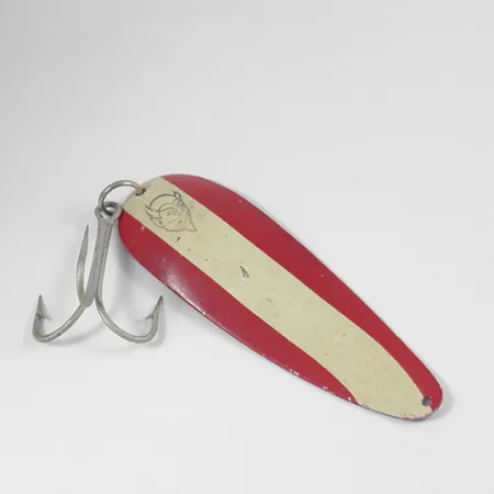 Dardevle Trolldevle Cuillère Traîne, Rouge / Blanc / Nickel, 40g, #2060