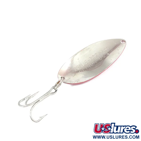Dardevle Devle Dog 5500 Cuillère, Rouge/Blanc/Nickel, 21g, #2063