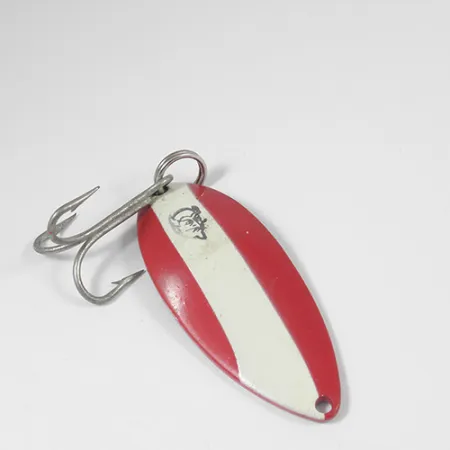 Dardevle Devle Dog 5500 Cuillère, Rouge/Blanc/Nickel, 21g, #2063