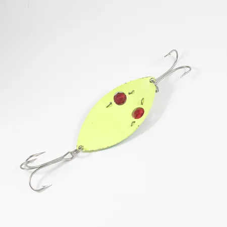 Eppinger Red Eye Wiggler Cuillère, Jaune-Vert/Nickel, 25g, #2065