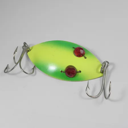 Eppinger Red Eye Wiggler Cuillère, Jaune-Vert/Nickel, 25g, #2065