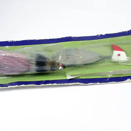 Marathon Musky Cuiller tournante, Nickel, 58g, Queue Bucktail, #2076