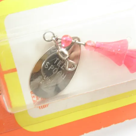 Luhr Jensen TEE Spoon Cuillère, Nickel / Rouge, 7g, Vintage, #2078