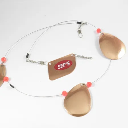 SEP'S Système de traîne, Cuivre, 24g, Avançon acier, #2081