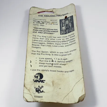 Pro King Cuiller Ondulante, Fire Tiger, 12,5g, Bande Réfléchissante, #2104