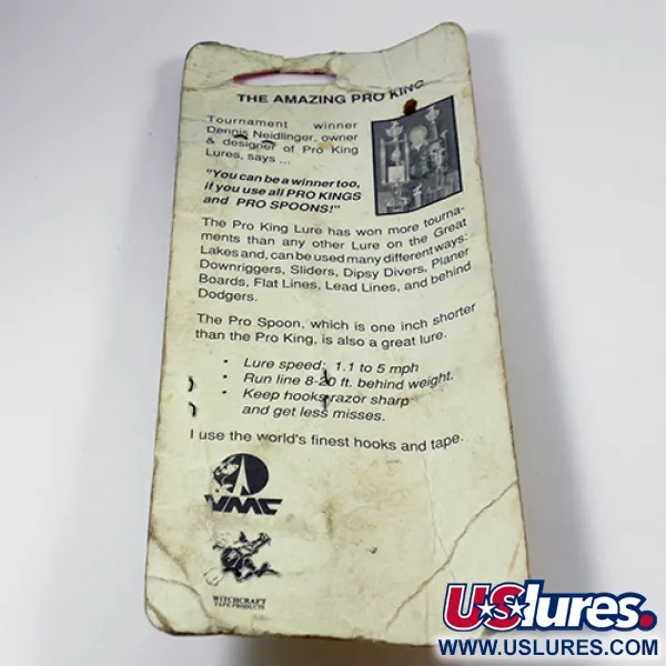 Pro King Cuiller Ondulante, Fire Tiger, 12,5g, Bande Réfléchissante, #2104