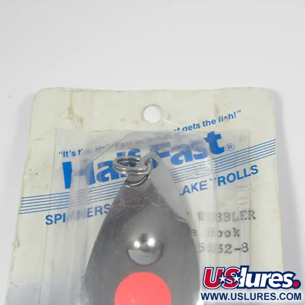 Poulsen Half-Fast Cuillère, Nickel / Rouge, 16g, USA, #2113