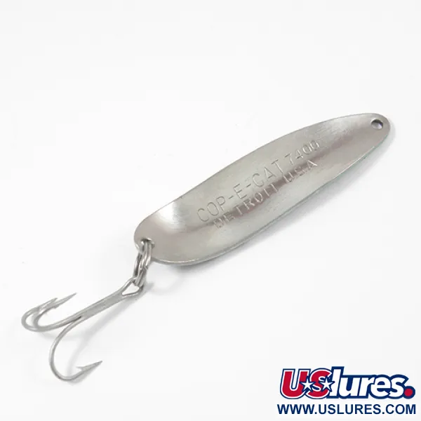 Dardevle Cop-E-Cat 7400 Cuillère, Grenouille (Vert)/Nickel, 14g, #2137