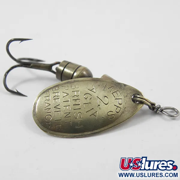 Mepps Aglia 2 Cuillère Tournante, Laiton, 4,5g, Système Rotation, #2148