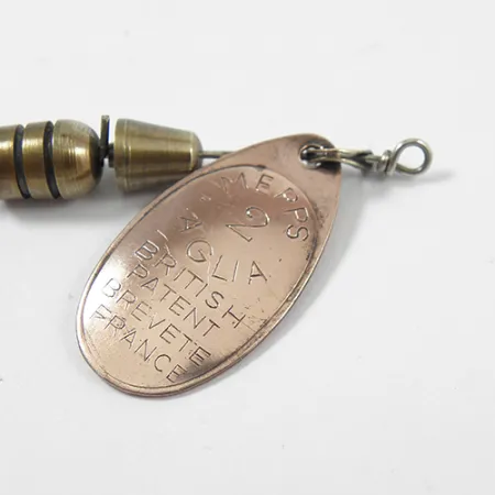 Mepps Aglia 2 Cuillère, Cuivre, 4.5g, Marquages brevetés, #2158