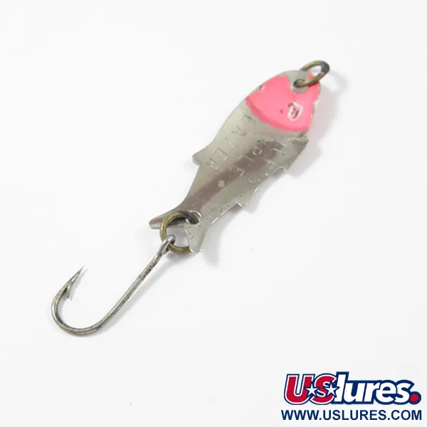 Shoff's Triple Teazer Cuillère, Nickel / Rouge, 1,1g, Profil poisson, #2171