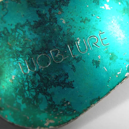 Worden’s Wob Lure Cuiller, Nickel martelé/Vert, 14g, USA, #2172