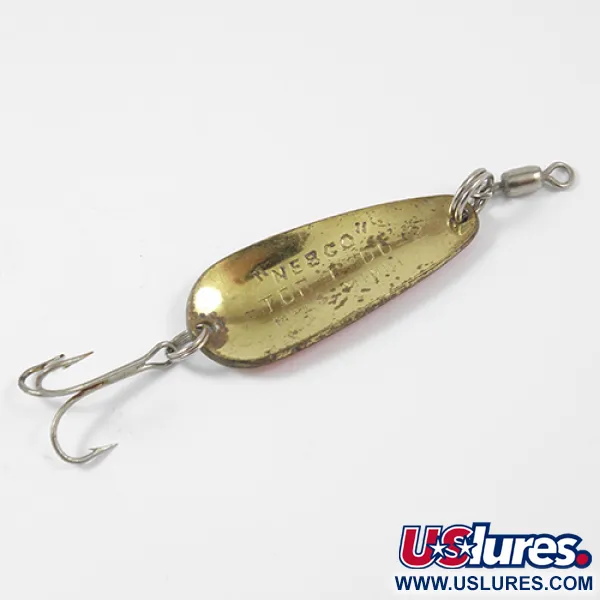 Nebco Tor-P-Do 2 Cuillère, Laiton martelé / Orange, 14g, #2173