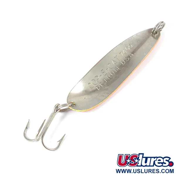 Eppinger Dardevle Cop-E-Cat 7400 Cuiller, Jaune/Orange/Nickel, 14g, #2177