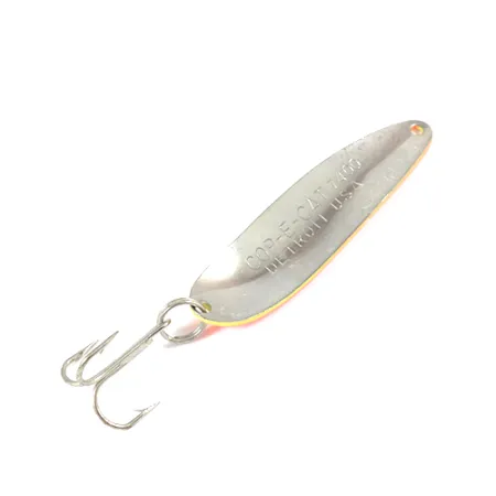 Dardevle Cop-E-Cat 7400 Cuillère, Jaune/Orange/Nickel, 14g, #2180