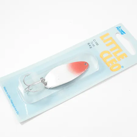 Acme Little Cleo Cuiller, Blanc / Rouge, 9,5g, Neuf, #2219