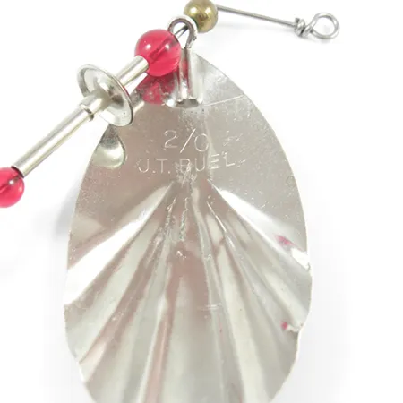 Eppinger Dardevle JT Buel Cuillère, Nickel/Vert/Blanc, 15g, Vintage, #2238