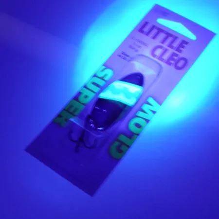 Acme Little Cleo Glow Cuillère, Nickel/Rose/Jaune UV, 9.5g, #2245