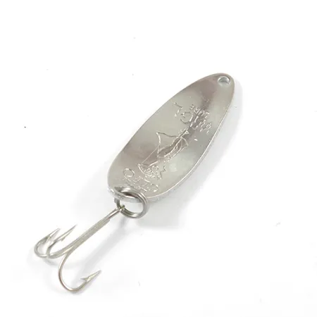 Little Cleo (Hula Girl) Cuillère, Vert/Nickel/Pailleté, 10g, #2269