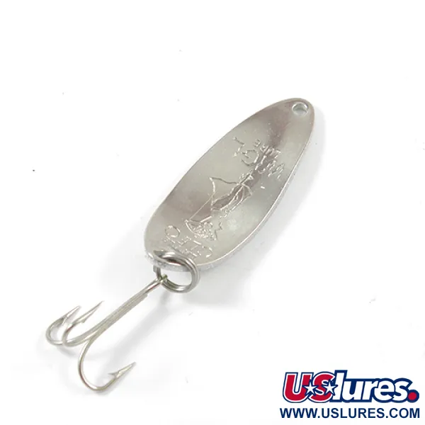 Little Cleo (Hula Girl) Cuillère, Vert/Nickel/Pailleté, 10g, #2269