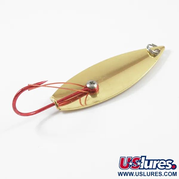 Captain Mikes Weedless Aqua Dream Cuillère, Gold/Green, 12g, Anti-herbe, #2276