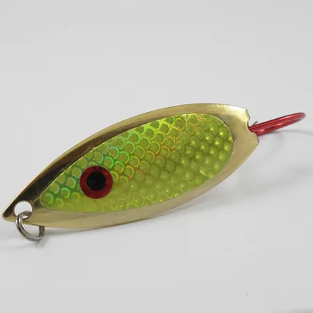 Captain Mikes Weedless Aqua Dream Cuillère, Gold/Green, 12g, Anti-herbe, #2276