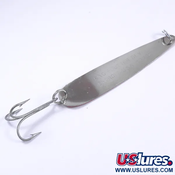 Eppinger Dardevle King Flutter Devle Cuillère, Rouge/Blanc/Nickel, 9g, #2300