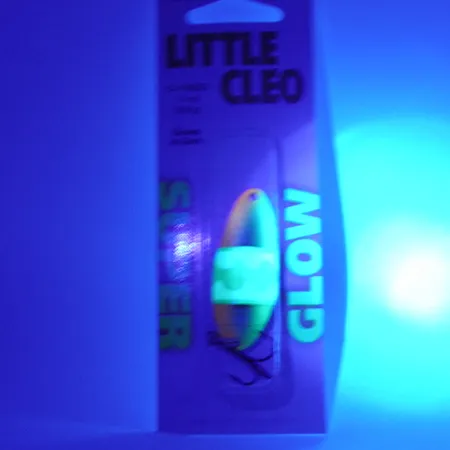 Acme Little Cleo Glow Cuillère, Nickel/Rose/Jaune UV, 9.5g, #2308