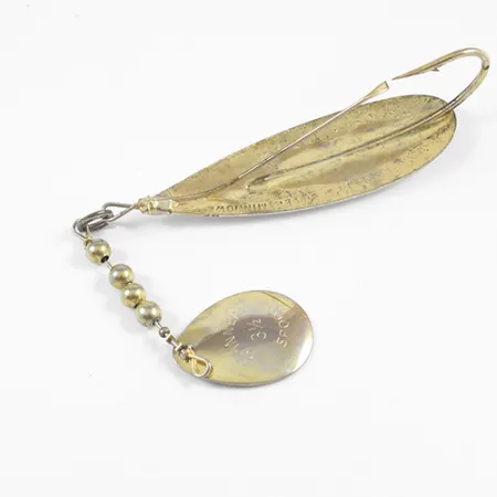 Weedless Johnson Silver Minnow Cuillère, Or/Argent, 14g, Anti-herbe, #2318