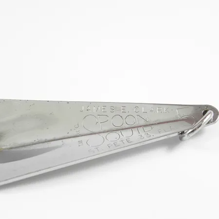 James E. Clark Clark Spoon Squid Cuillère, Nickel, 35g, Anti-herbe, #2347