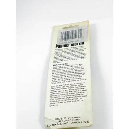 Panther Martin Eastern Bass Kit Cuiller, Noir/Vert/Argent, 4g, #2365