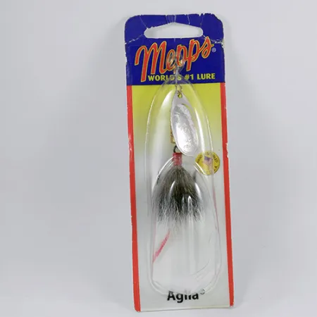 Mepps Aglia 3 Cuiller, Argent, 7,3g, Queue d'écureuil, #2366