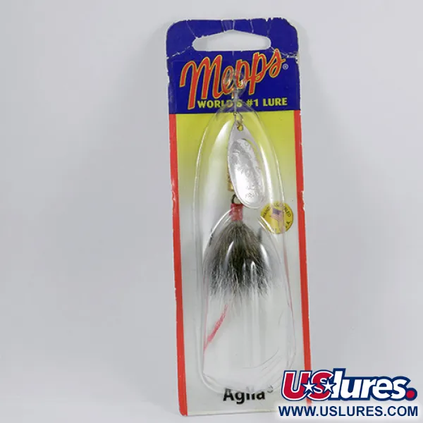Mepps Aglia 3 Cuiller, Argent, 7,3g, Queue d'écureuil, #2366