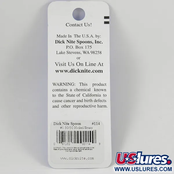 Dick Nite #1 Cuillère Traîne, Nickel / Or, 1g, #2368