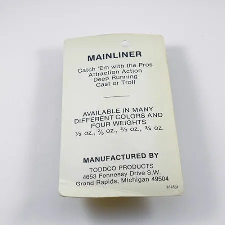 TODDCO Main liner Cuillère, Glow, 11g, Phosphorescente, #2381