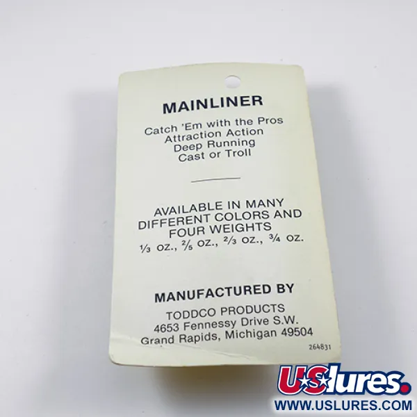 TODDCO Main liner Cuillère, Glow, 11g, Phosphorescente, #2381