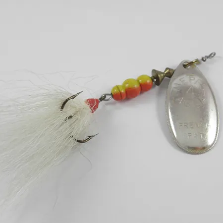 Mepps Aglia 4 cuiller tournante, Nickel, 10g, Bucktail, #2394