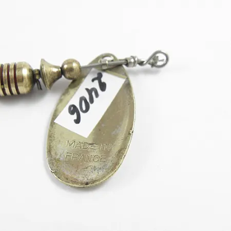 Mepps Aglia 2 Cuiller Tournante, Laiton, 4,5g, Gaine Rouge, #2406