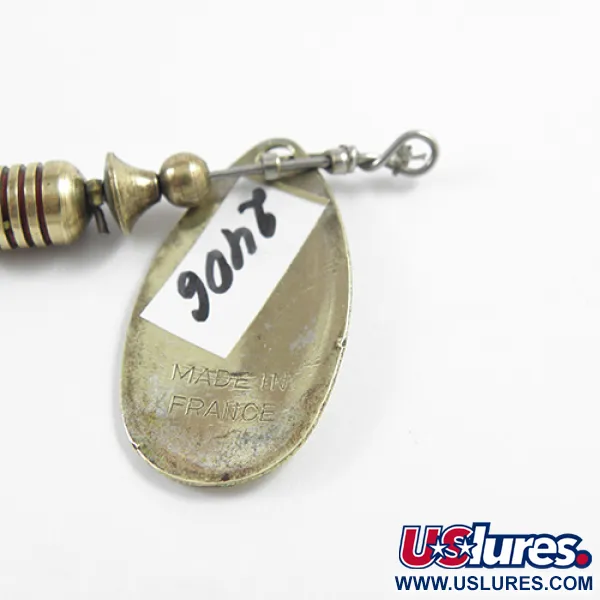 Mepps Aglia 2 Cuiller Tournante, Laiton, 4,5g, Gaine Rouge, #2406